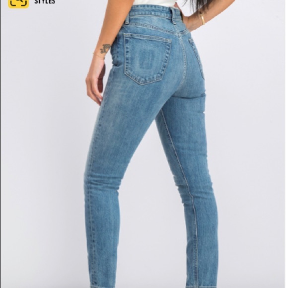 Lucky Brand Bridgette High Rise Skinny Jeans 1990 - Picture 3 of 11